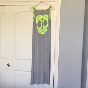 Skull maxi dress